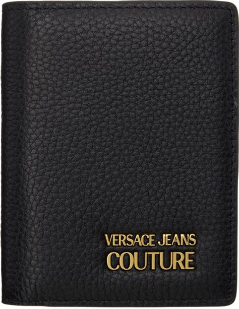 black versace wallet|Versace bifold wallet.